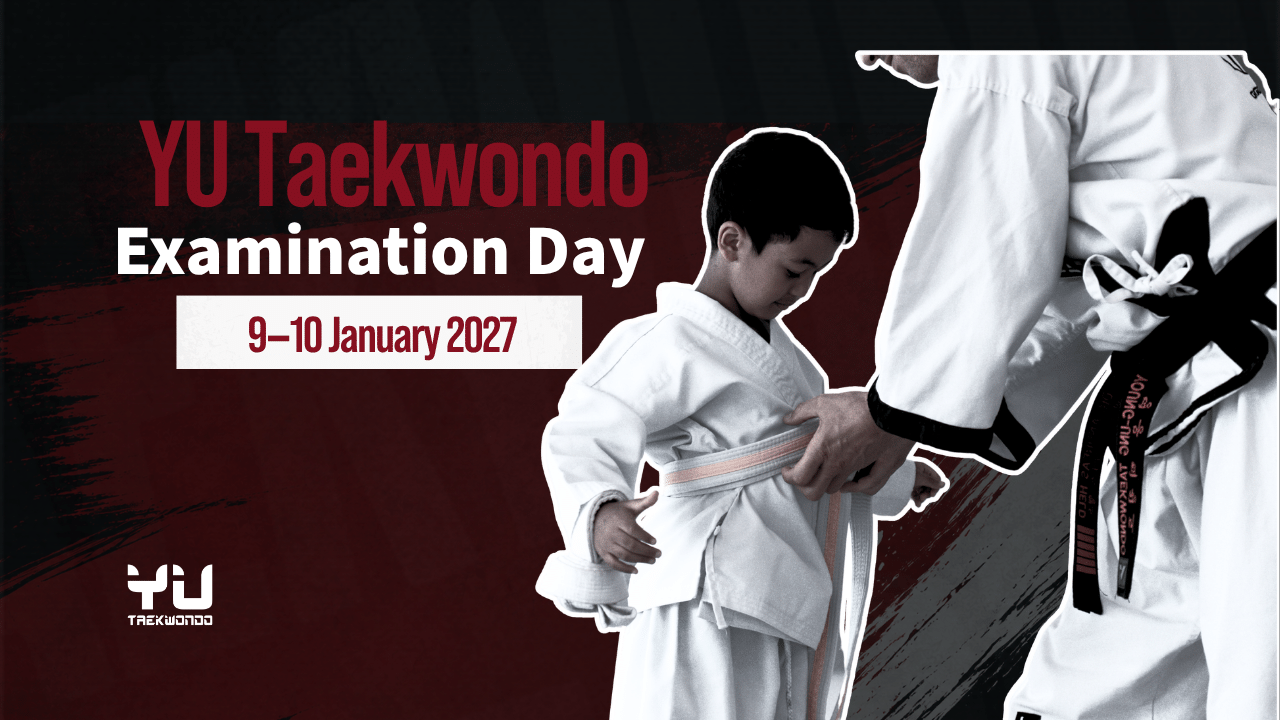 Belt Examination Day January 2027 at YU Taekwondo Dubai