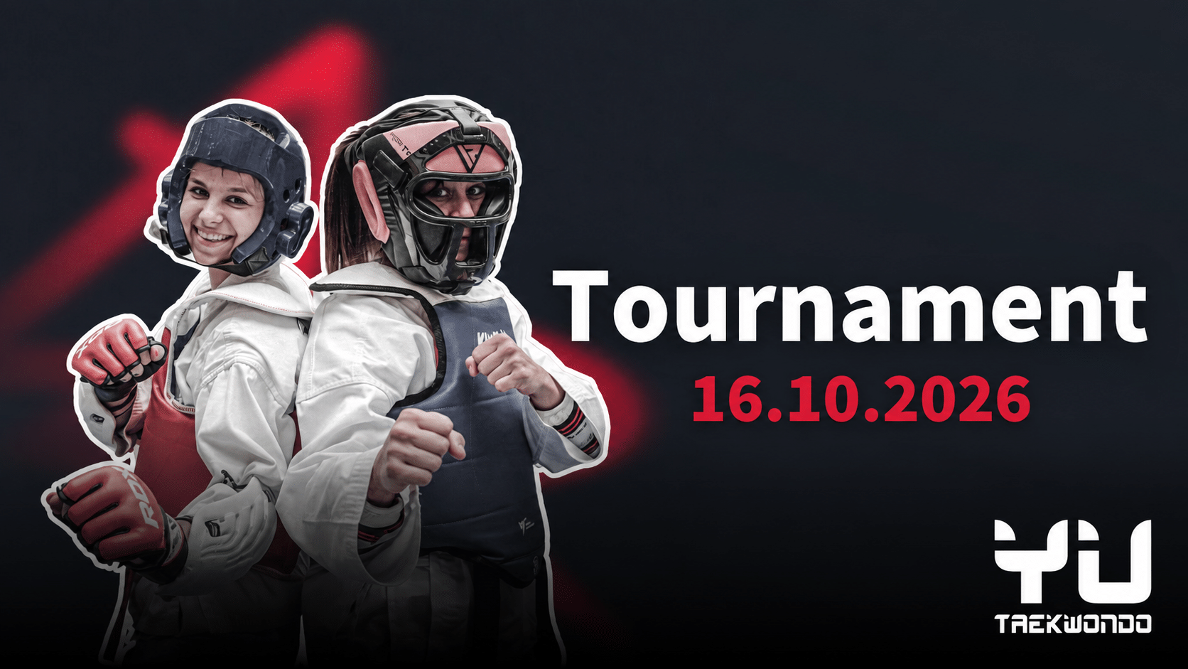 Tournament Day at YU Taekwondo Dubai, 16 October 2026.